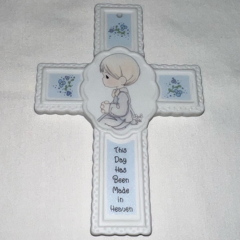 Precious Moments Baby Boy Cross